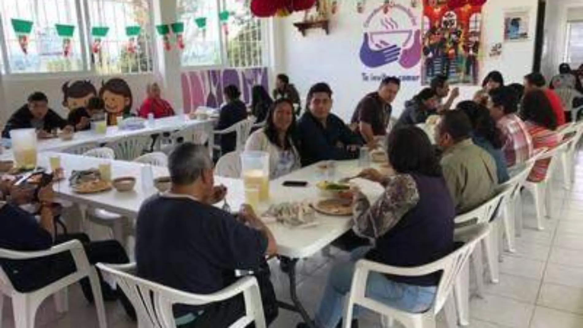 comedor, tuzantan, gente,